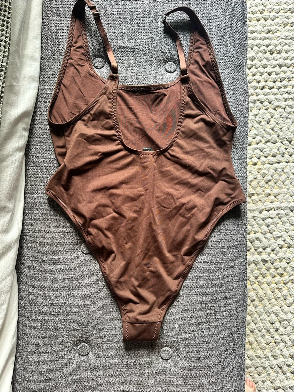 SKIMS Women's One-Piece Swimwear - Brown & Black